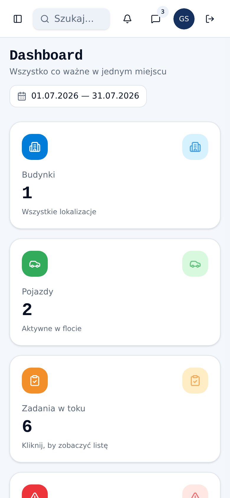 Dashboard na telefonie