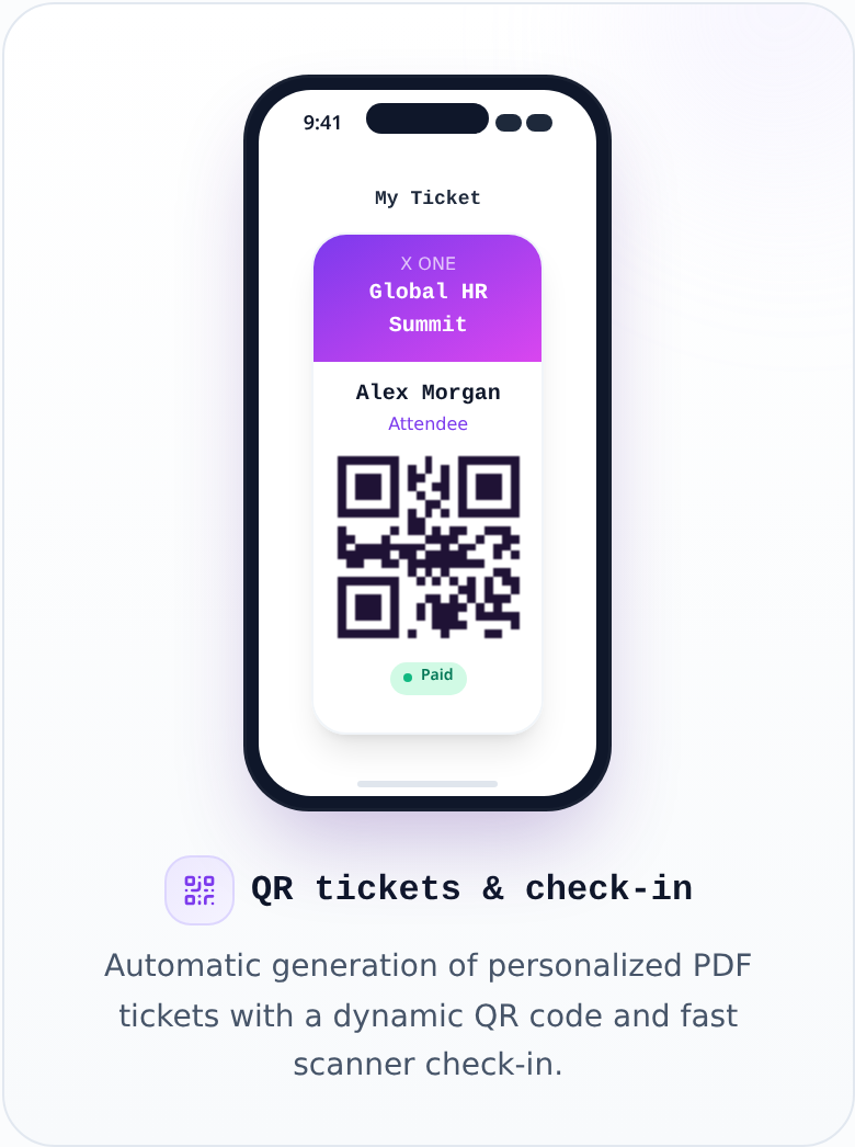 Bilety QR i check-in